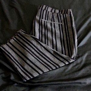 Black and gray pants